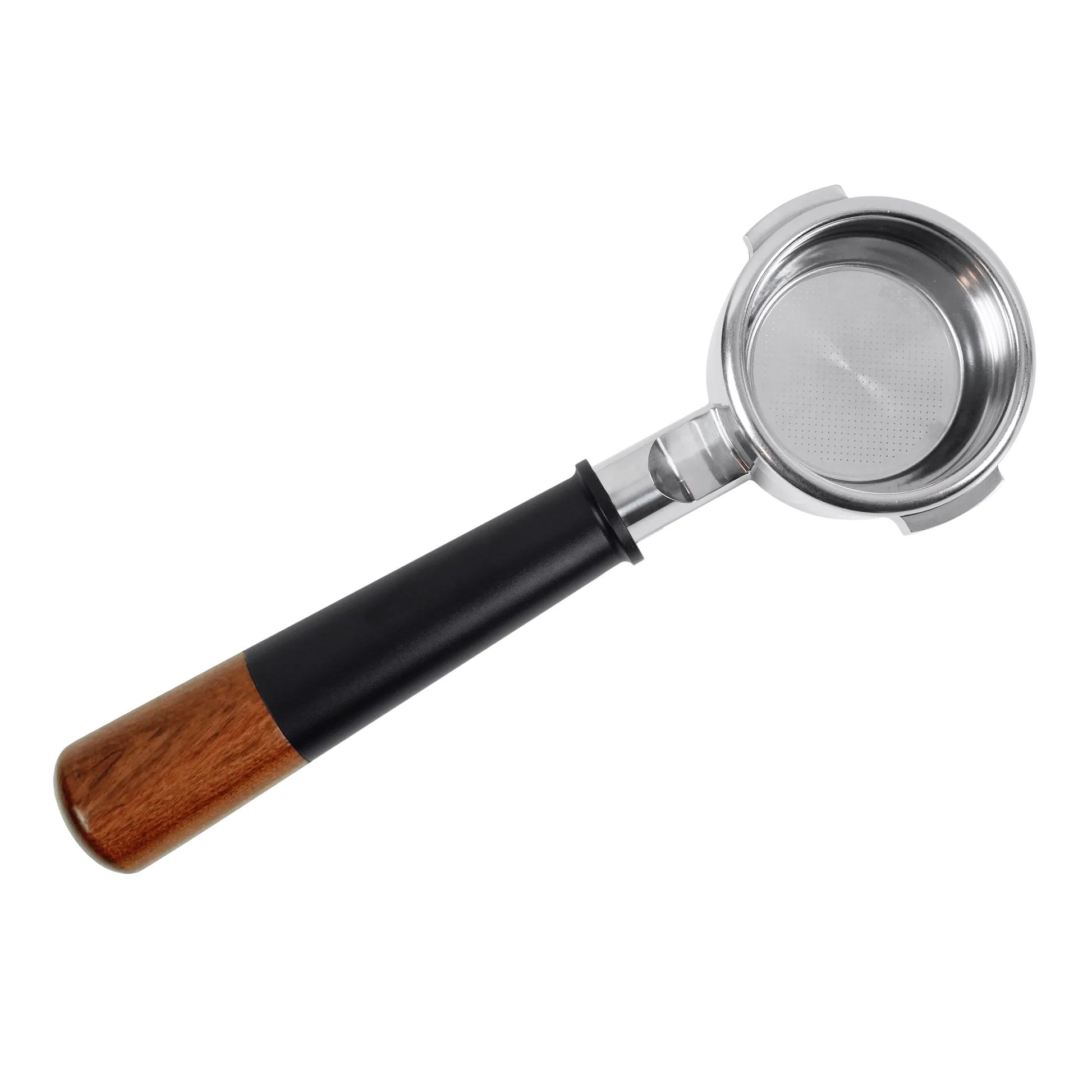 BC Breville 58mm Dual Boiler/Oracle Bottomless Portafilter - Black & Rosewood